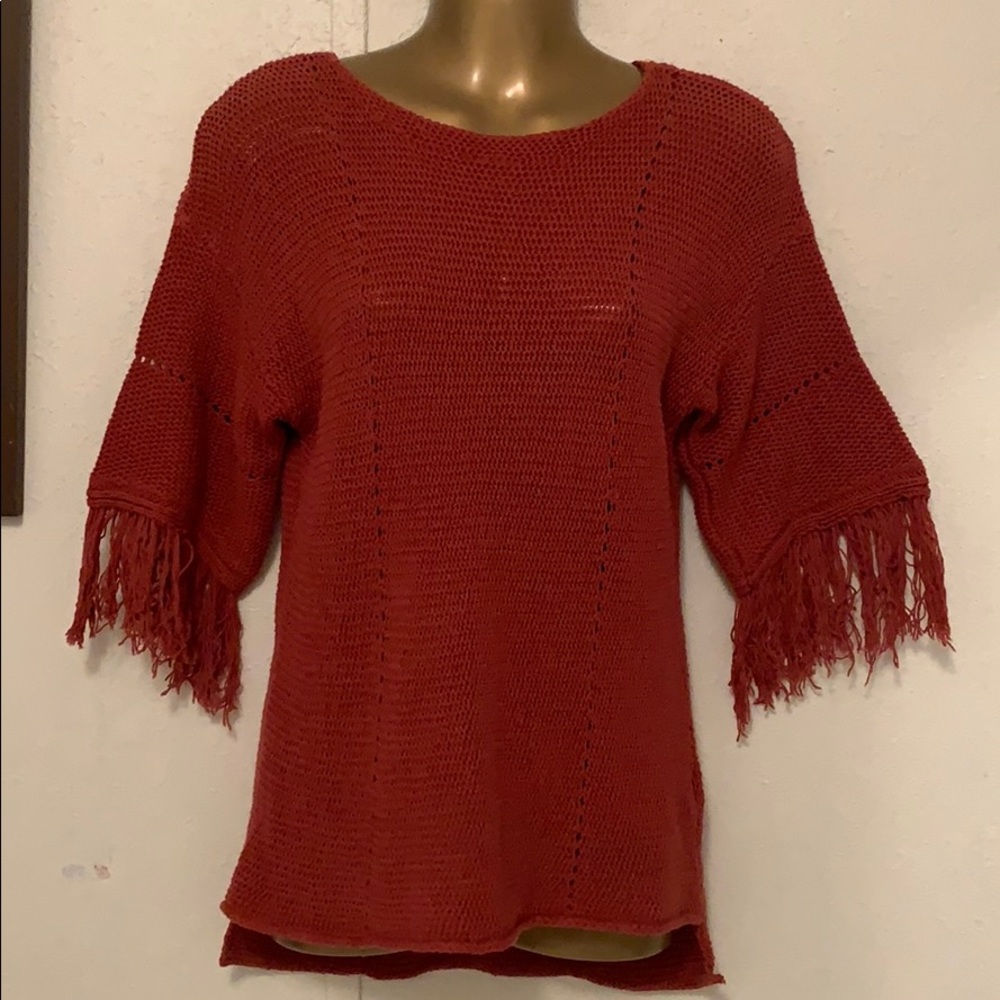 Monoreno knit 🧶 3/4 sleeve top blouse